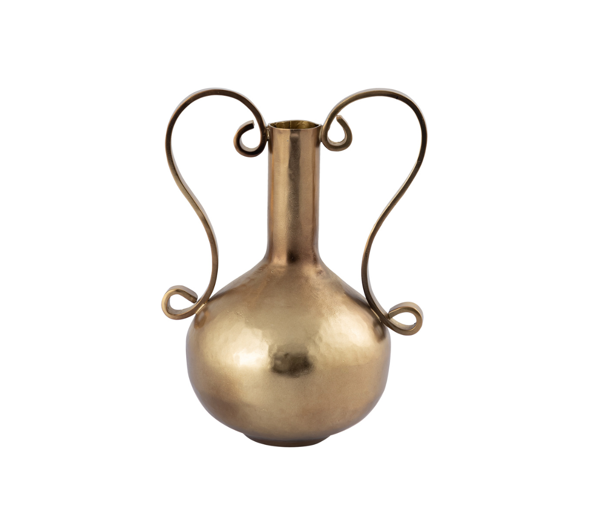 Shaffer Vase - Small Brass
