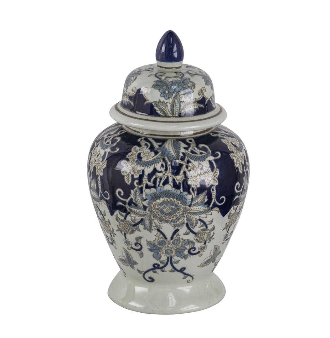 Blue & White Chinoiserie Medium Ginger Jar