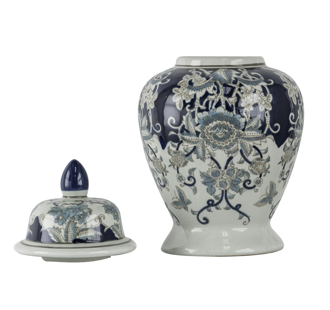 Blue & White Chinoiserie Medium Ginger Jar